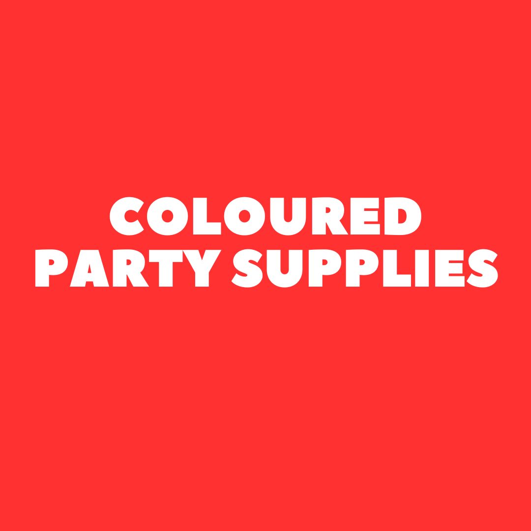 COLOURED PARTY SUPPLIES Sunshine Coast Parties Gifts