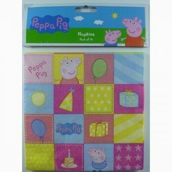 PEPPA PIG LUNCH NAPKINS - PACK OF 16