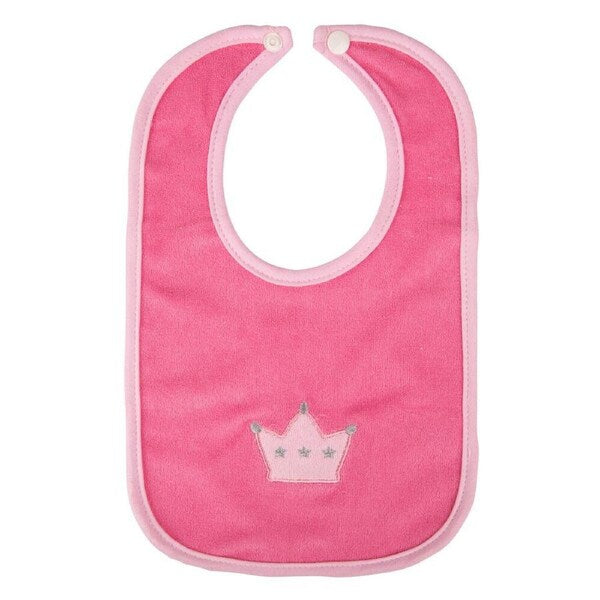 PLAYGRO PINK CROWN BIBS - PACK OF 2