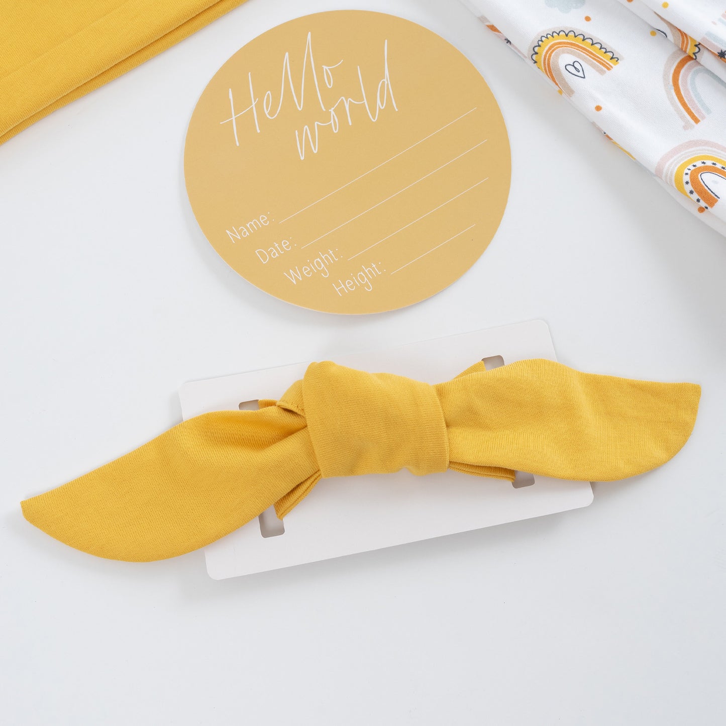 SPLOSH BABY ANNOUNCEMENT SET - RAINBOW