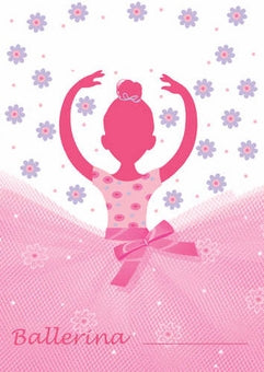 BALLERINA TUTU MUCH FUN BIRTHDAY LOOT BAGS - PACK OF 8