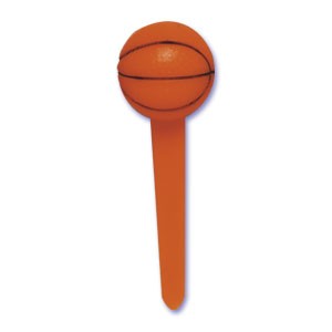 BASKETBALL CUPCAKE PICKS - PACK OF 12