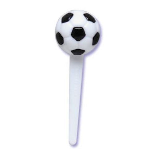 SOCCER CUPCAKE PICKS - PACK OF 12