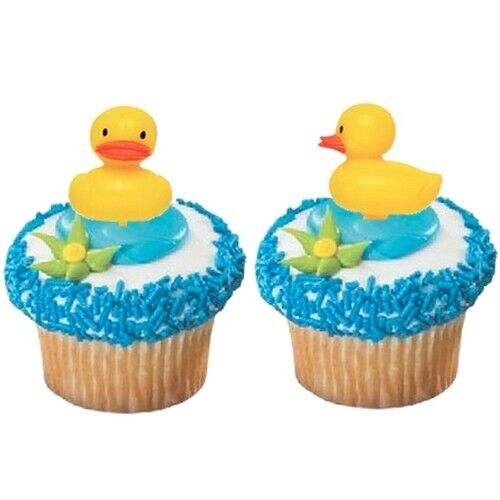 DUCKS CUPCAKE PICKS - PACK OF 12