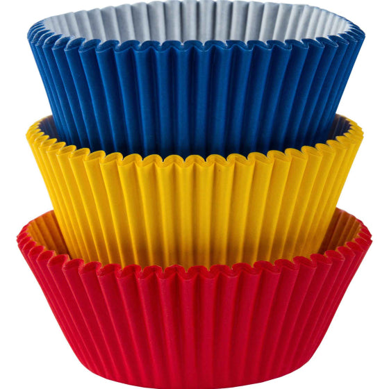 RAINBOW CUPCAKE BAKING CUPS - PACK OF 75