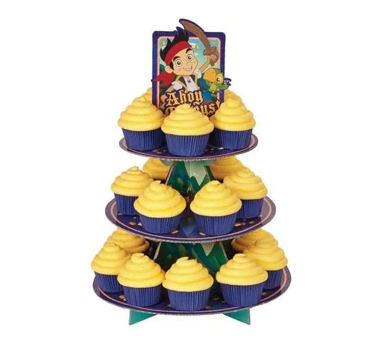 JAKE AND THE NEVER LAND PIRATES CUPCAKE STAND