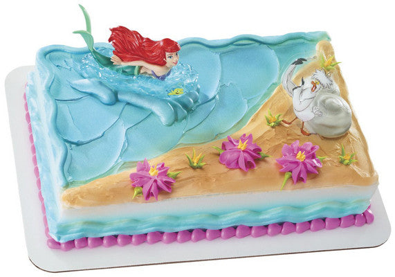 DISNEY PRINCESS LITTLE MERMAID CAKE DECORATION KIT
