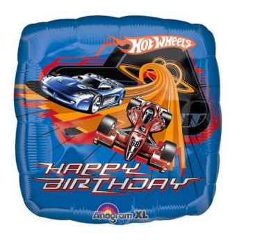 HOT WHEELS HAPPY BIRTHDAY 43CM FOIL BALLOON