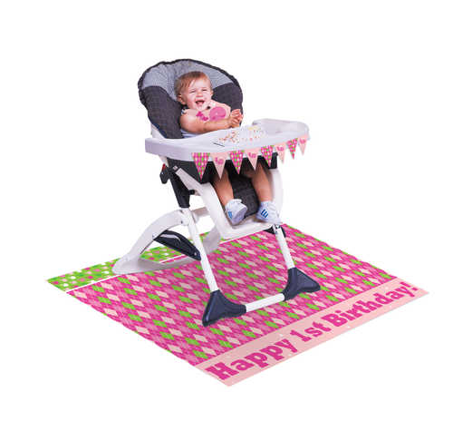 OCEAN PREPPY 1ST BIRTHDAY HIGH CHAIR KIT