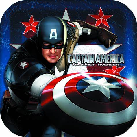 CAPTAIN AMERICA SQUARE PAPER PLATES 17.78CM - PACK OF 8