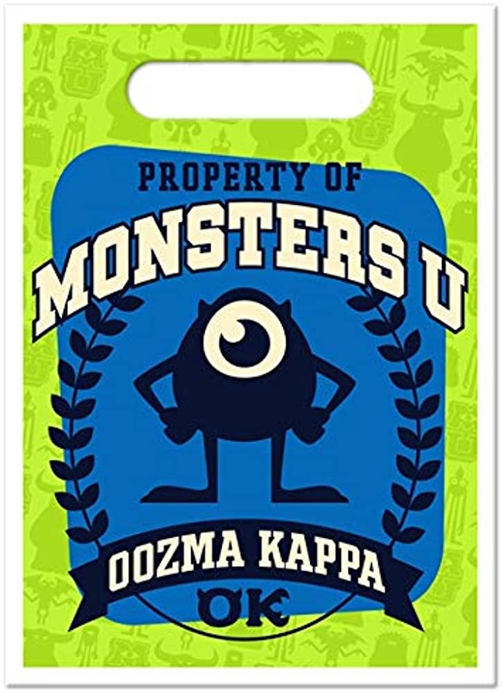 MONSTERS UNIVERSITY LOOT BAGS - PACK OF 8