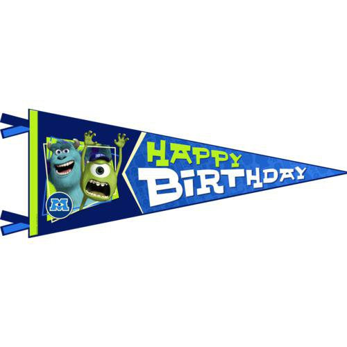 MONSTERS UNIVERSITY HAPPY BIRTHDAY BANNER