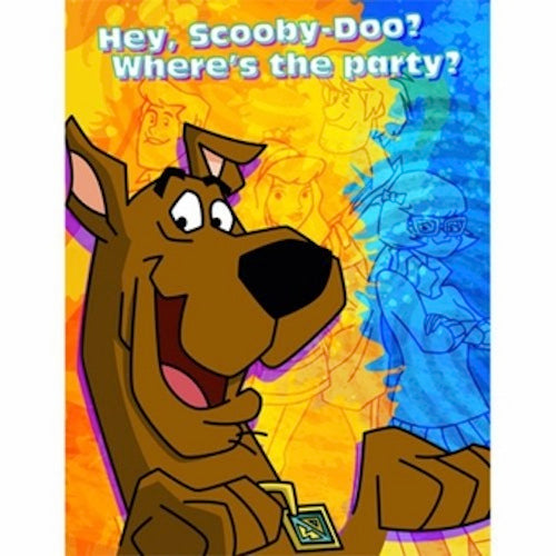 SCOOBY DOO INVITATION SET - PACK OF 8