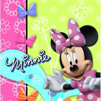 MINNIE MOUSE BOWS LUNCH NAPKINS - PACK OF 16