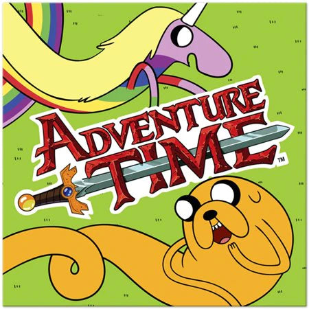 ADVENTURE TIME LUNCH NAPKINS - PACK OF 16