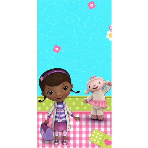 DISNEY DOC MCSTUFFINS PLASTIC TABLECOVER 137CM x 244CM