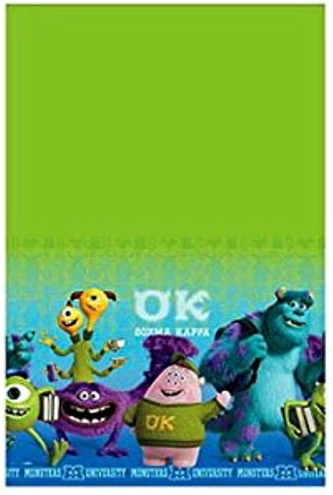 MONSTER UNIVERSITY PLASTIC TABLECOVER 137CM x 244CM