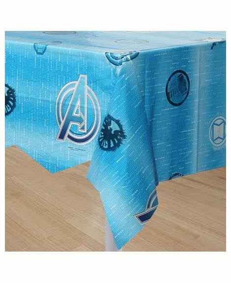MARVEL AVENGERS ASSEMBLE PLASTIC TABLECOVER 137CM x 244CM