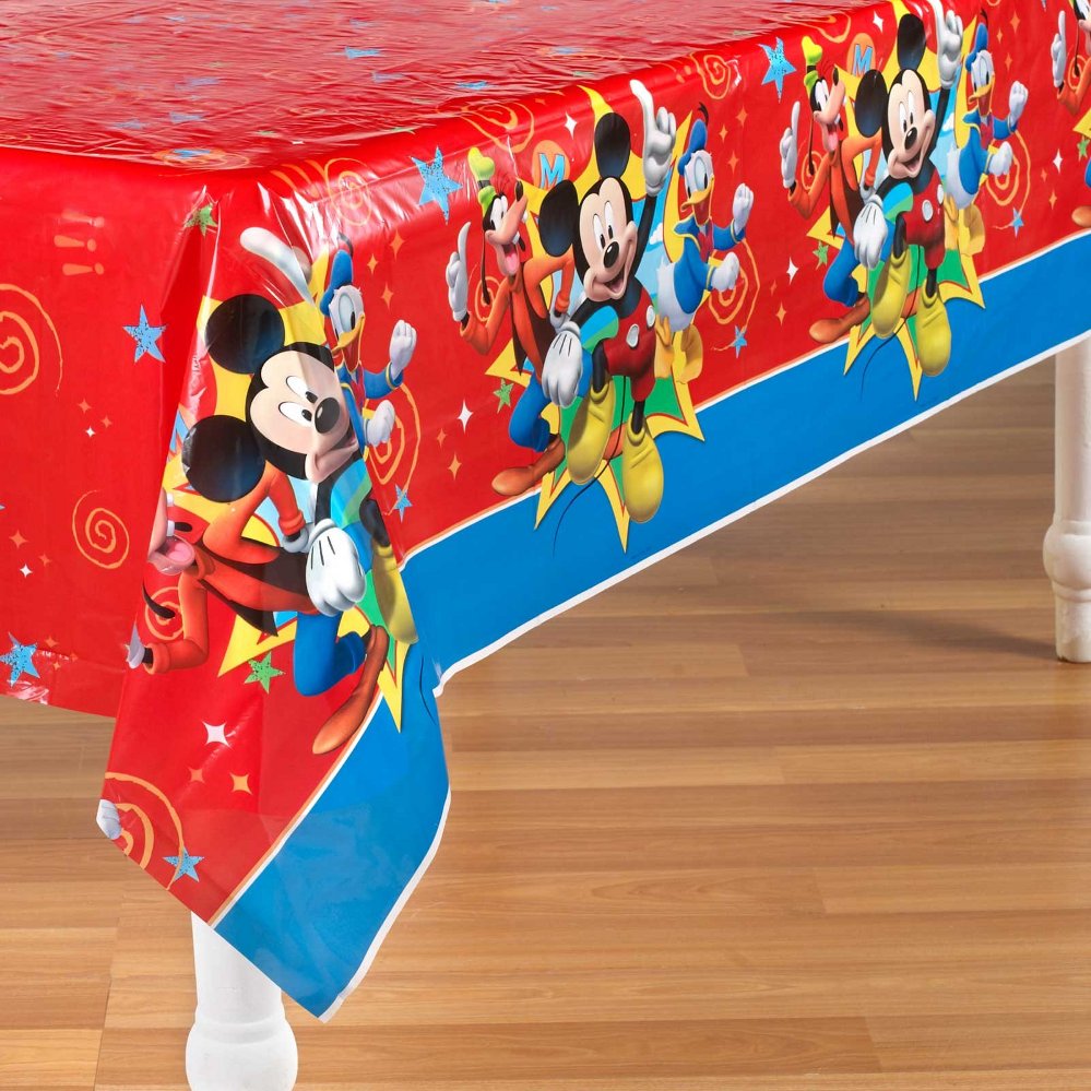 MICKEY MOUSE CLUBHOUSE PLASTIC TABLECOVER 137CM x 244CM