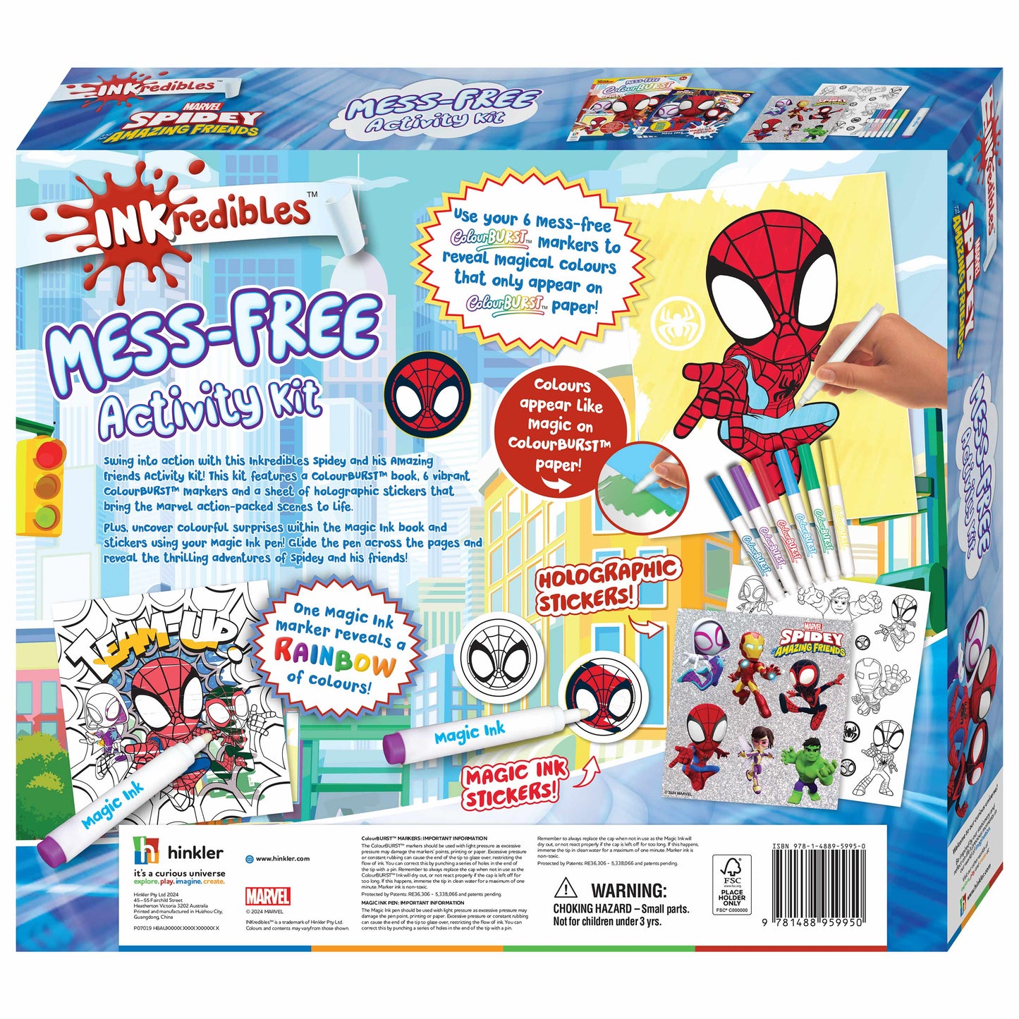 HINKLER ACTIVITY KIT SPIDEY & HIS AMAZING FRIENDS
