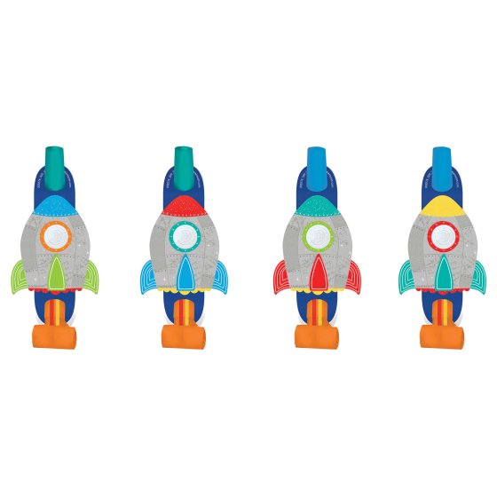 SPACE BLAST BLOWOUTS - PACK OF 8