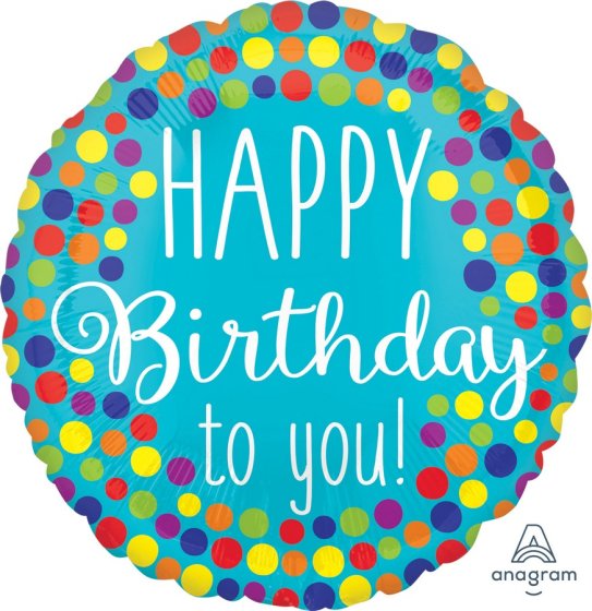 HAPPY BIRTHDAY TO YOU 43CM FOIL BALLOON