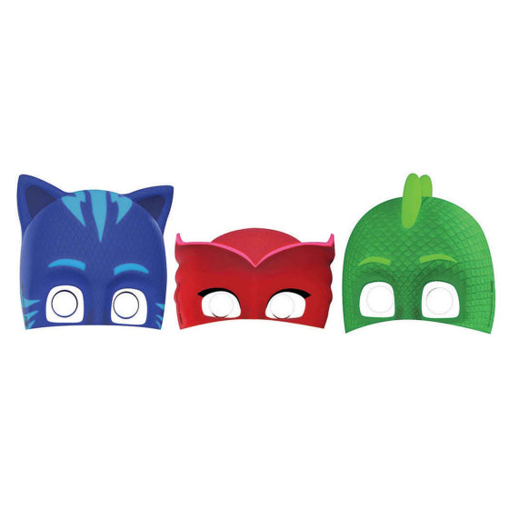 PJ MASKS PAPER MASKS - PACK OF 8