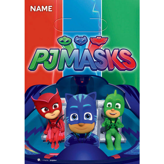 PJ MASKS LOOT BAGS - PACK OF 8