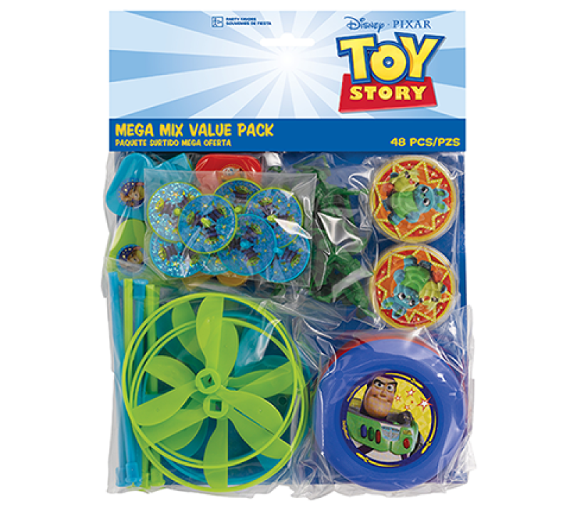 TOY STORY MEGA VALUE FAVOUR PACK - 48 PARTY FAVORS