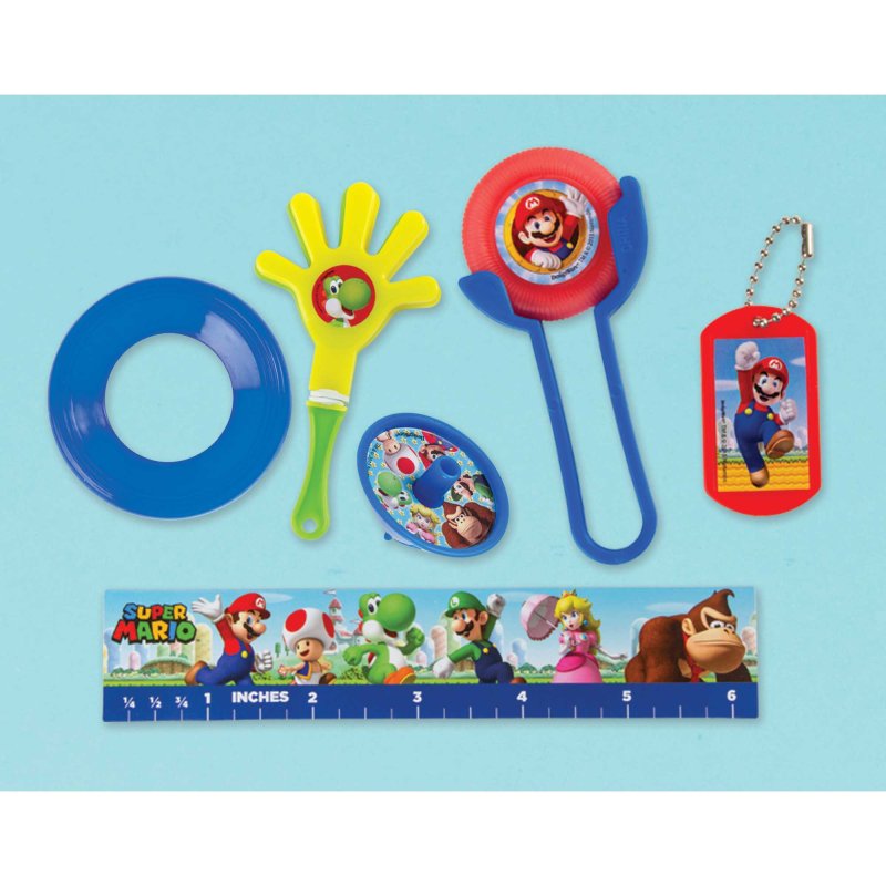 SUPER MARIO MEGA MIX VALUE PACK - 48 PARTY FAVORS