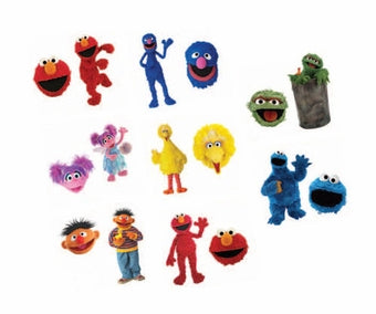 SESAME STREET TEMPORARY TATTOOS - PACK OF 16