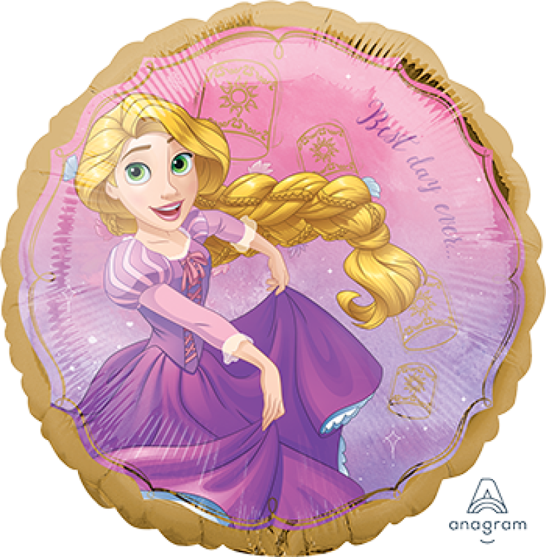 DISNEY PRINCESS RAPUNZEL ONCE UPON A TIME FOIL BALLOON - 43CM