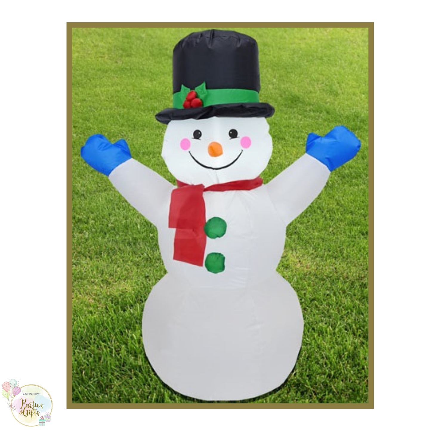 CHRISTMAS INFLATABLE SNOWMAN 120CM