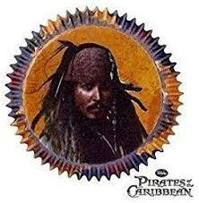 PIRATES OF THE CARIBBEAN CUPCAKE BAKING CUPS - PACK OF 50