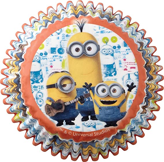 DESPICABLE ME MINIONS CUPCAKE BAKING CUPS - PACK OF 50