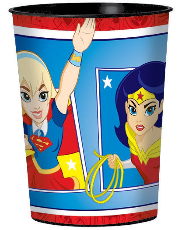DC SUPER HERO GIRLS PLASTIC FAVOUR CUP