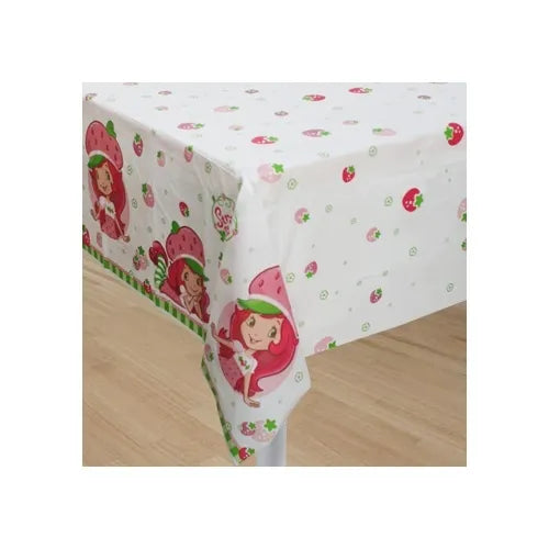 STRAWBERRY SHORTCAKE PLASTIC TABLECOVER 137CM x 243CM