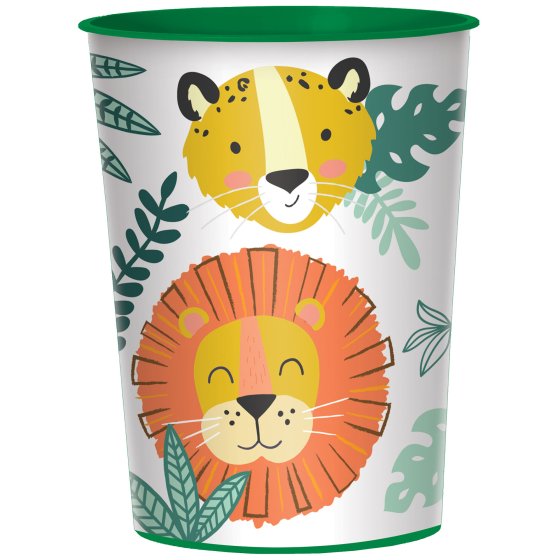 GET WILD JUNGLE ANIMALS PLASTIC FAVOUR CUP