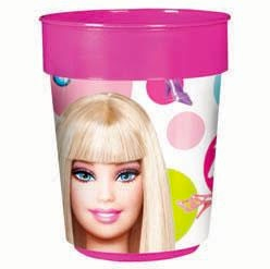 BARBIE PLASTIC FAVOUR CUP
