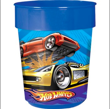 HOT WHEELS PLASTIC FAVOUR CUP