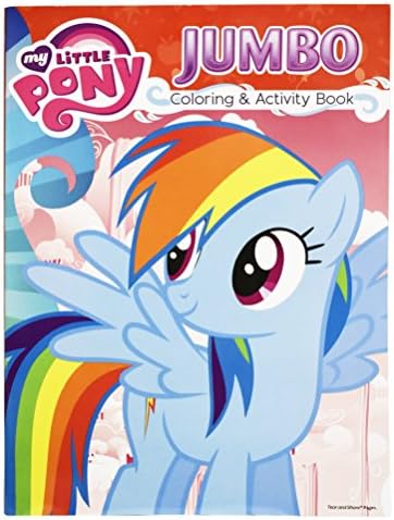 KIDS 80 PAGE COLOURING & ACTIVITY BOOK - MY LITTLE PONY