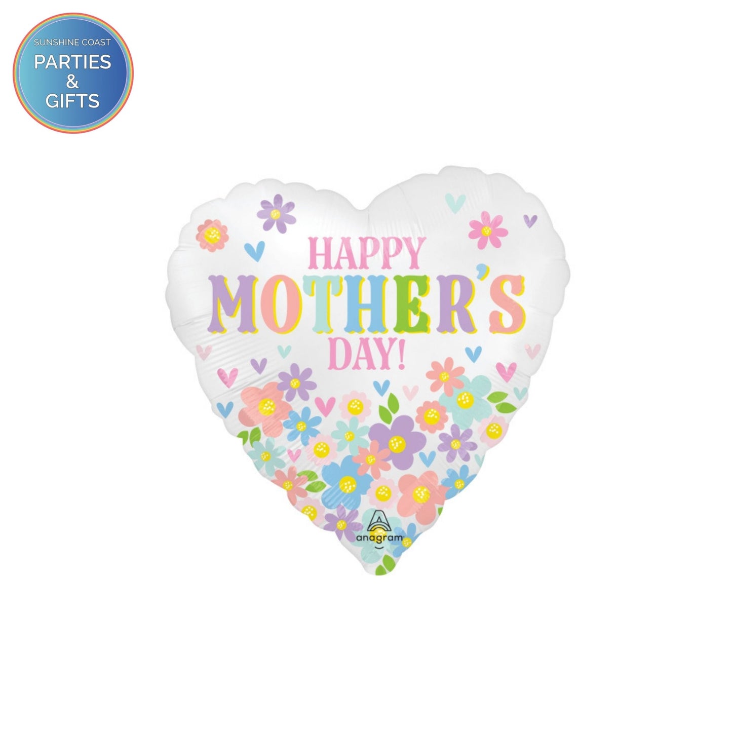 HAPPY MOTHER'S DAY DAISY CHAIN FOIL BALLOON - 45CM