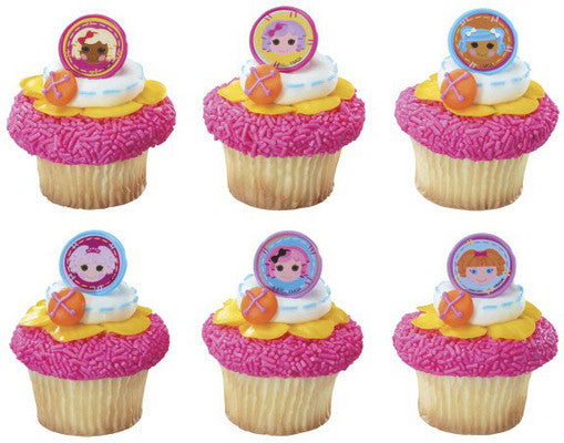 LALALOOPSY CUPCAKE RINGS - PACK OF 12