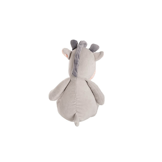 COLBY GIRAFFE COOL GREY PLUSH TEDDY - 23CM