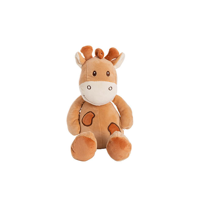 COLBY GIRAFFE HAZLENUT PLUSH TEDDY - 23CM