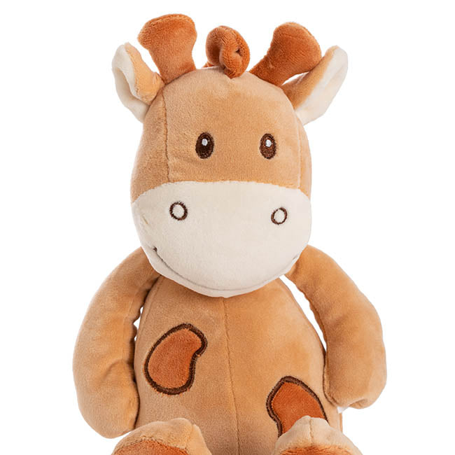 COLBY GIRAFFE HAZLENUT PLUSH TEDDY - 23CM