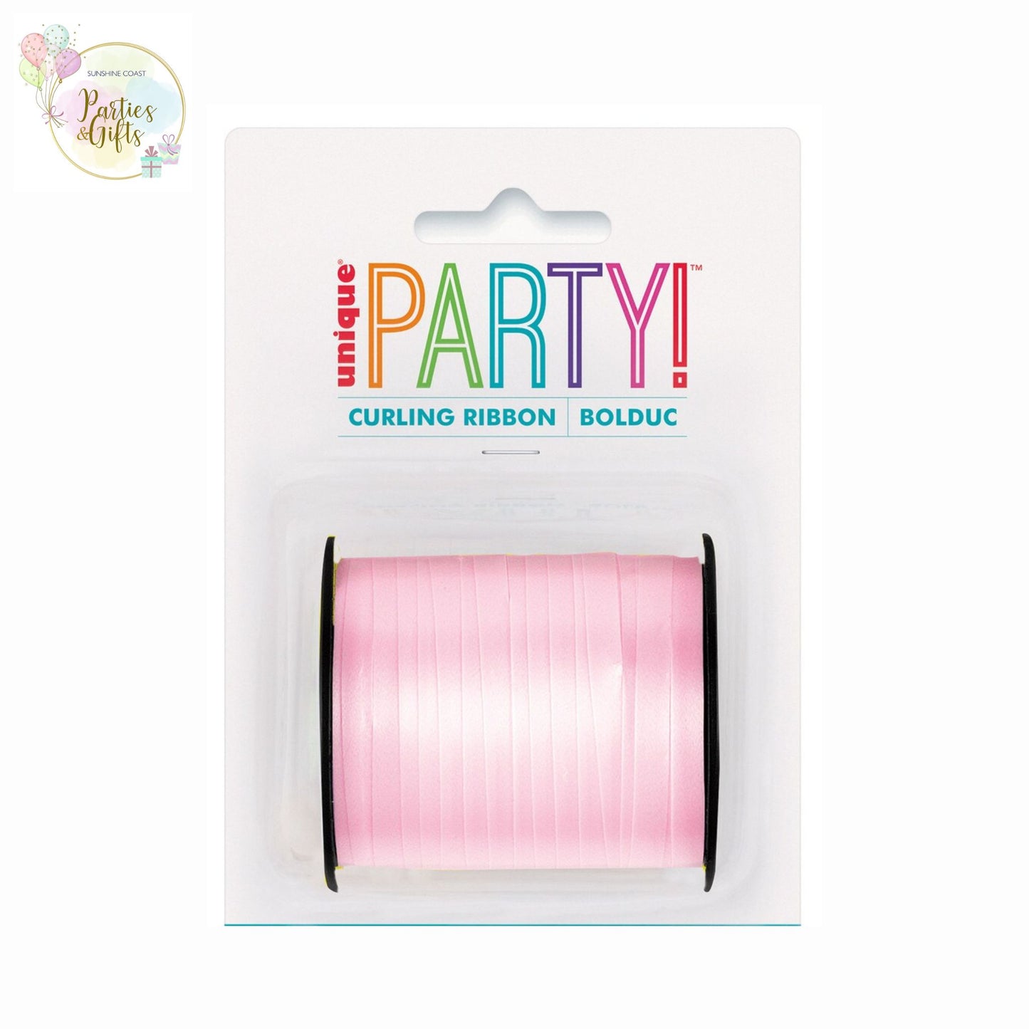CURLING RIBBON PASTEL PINK - 91.4M