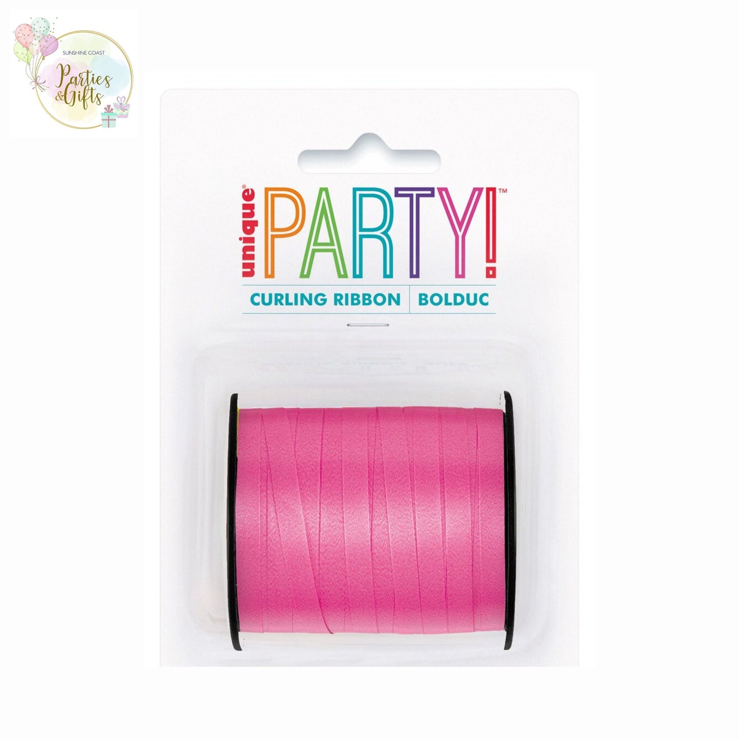 CURLING RIBBON HOT PINK - 91.4M