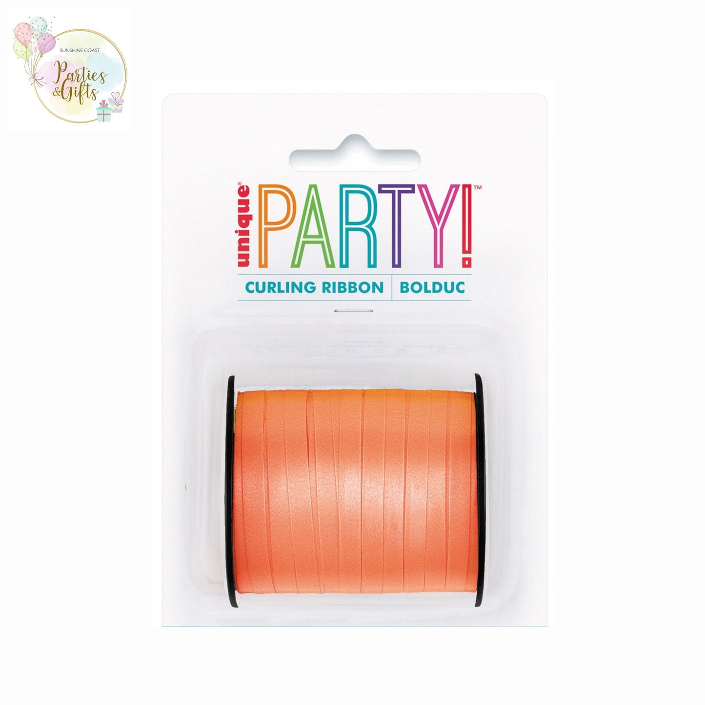 CURLING RIBBON PUMPKIN ORANGE - 91.4M
