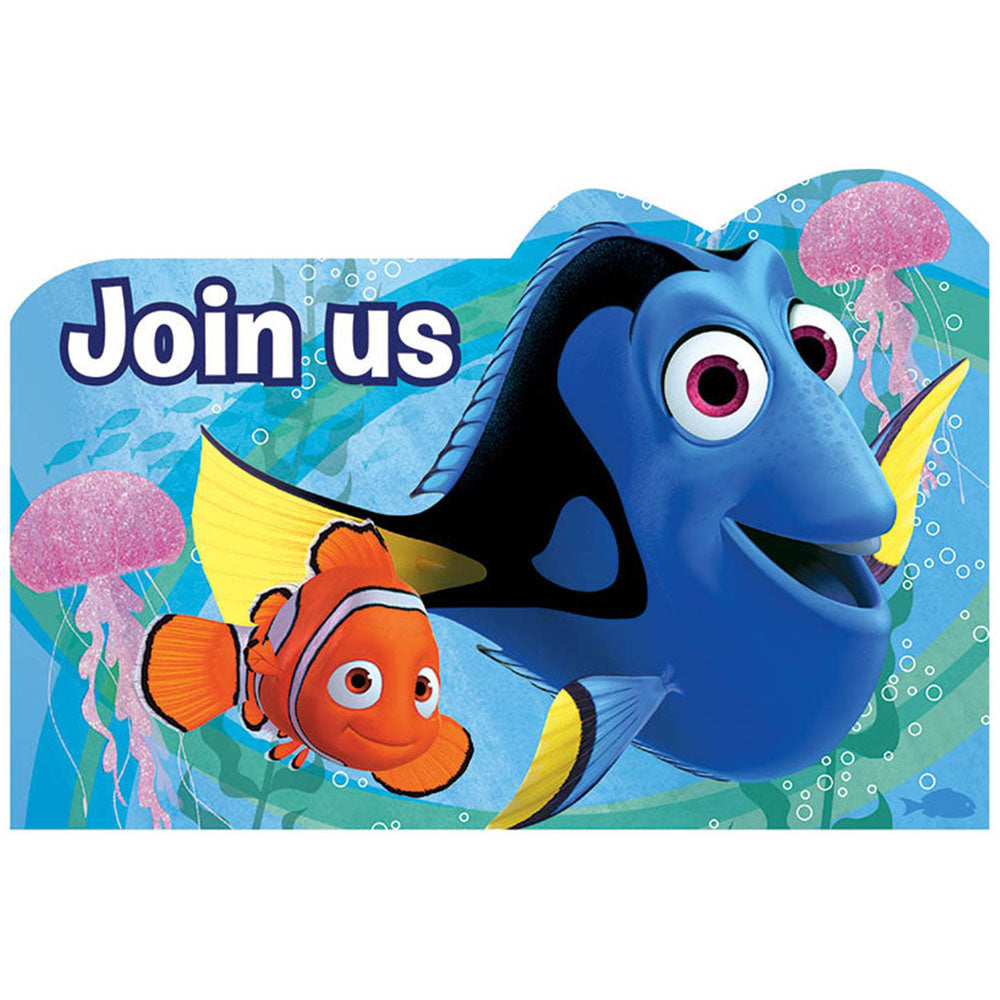 DISNEY FINDING DORY INVITATION SET - PACK OF 8